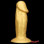 13.38in Super Long Big Silicone Soft Gold Dildo Vaginal Orgasm Masturbator Real Dildo
