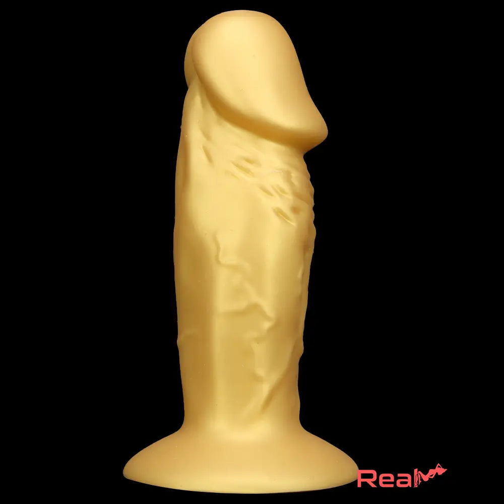 13.38in Super Long Big Silicone Soft Gold Dildo Vaginal Orgasm Masturbator Real Dildo