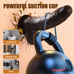 8.7in Soft Big Silicone Thrusting Rotating Heating Remote Penis Auto Dildo Real Dildo
