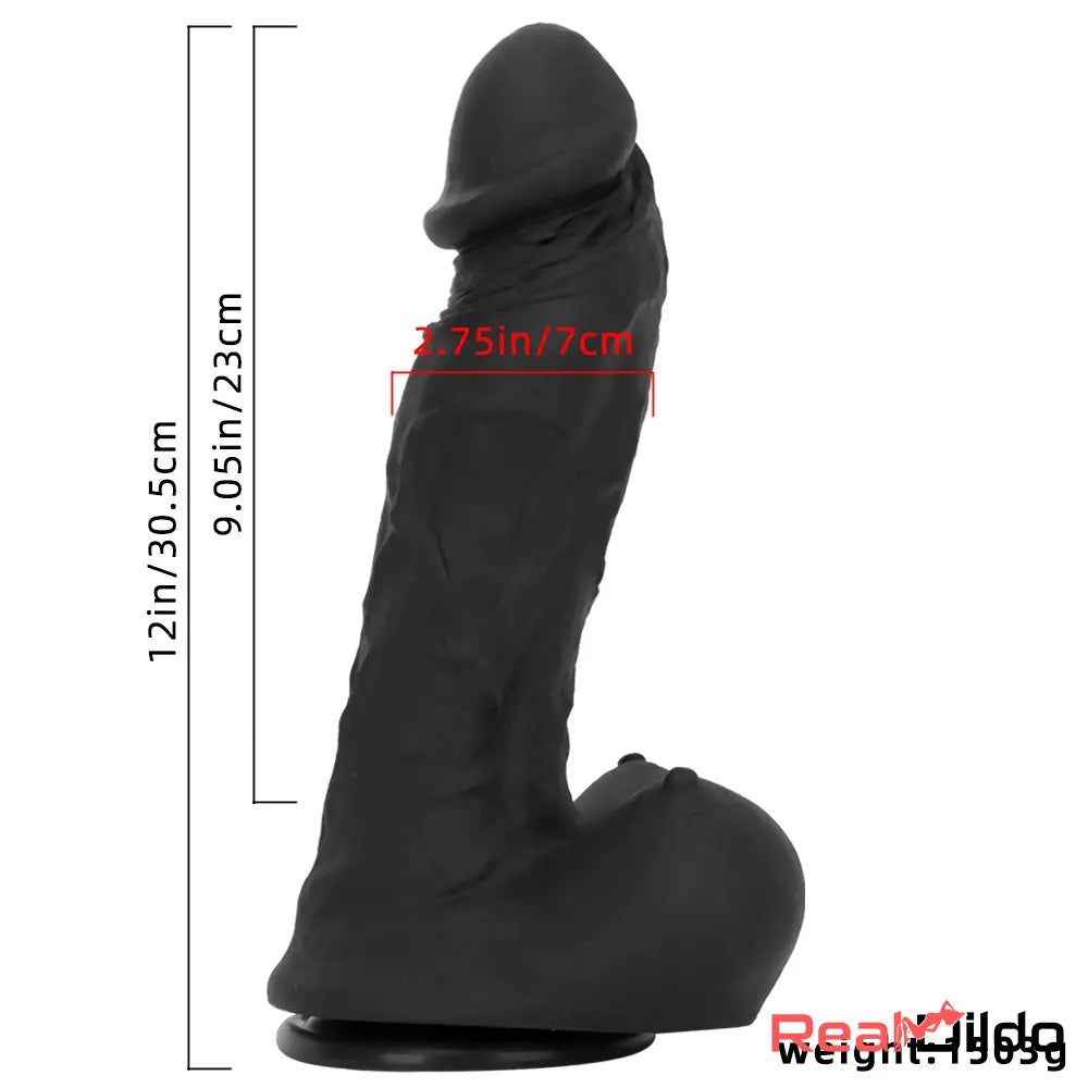 12in Soft Silicone Big Realistic Dildo For Women G-Spot Vagina Stimulator - Real Dildo