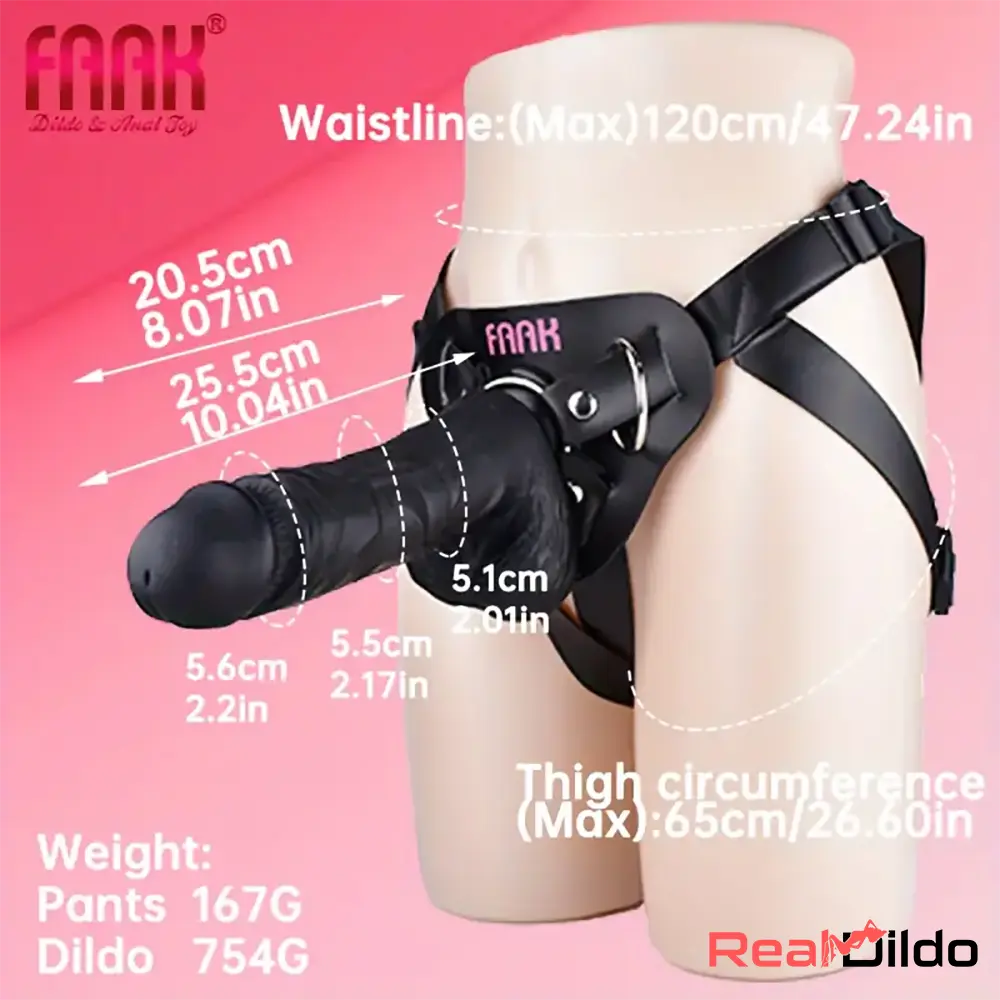 10.01in Silicone Soft Big Strap On Wearable Dildo For Women Vagina Real Dildo