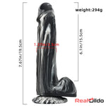 7.67in Premium Silicone Soft Mixed Color Dildo For Anal Safety Sex Toy Real Dildo