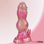 7.08in Fantasy Monster Dragon Silicone Soft Dildo For Couples Pleasure Toy Real Dildo