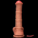 8.85in 4in1 Heating Thrusting Vibrating Rotation Remote Horse Anal Dildo Real Dildo