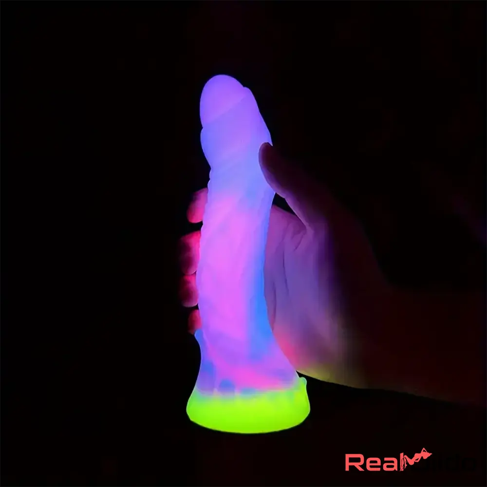 High-Quality Night-Glowing Liquid Silicone Fantasy Monster Uncut Dildo Real Dildo