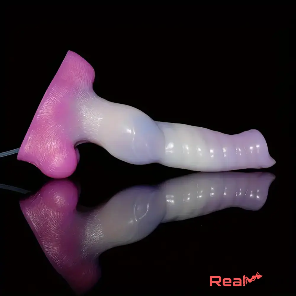 10.23in Fantasy Animal Dog Cock Knot Ejaculating Big Real Dildo Real Dildo