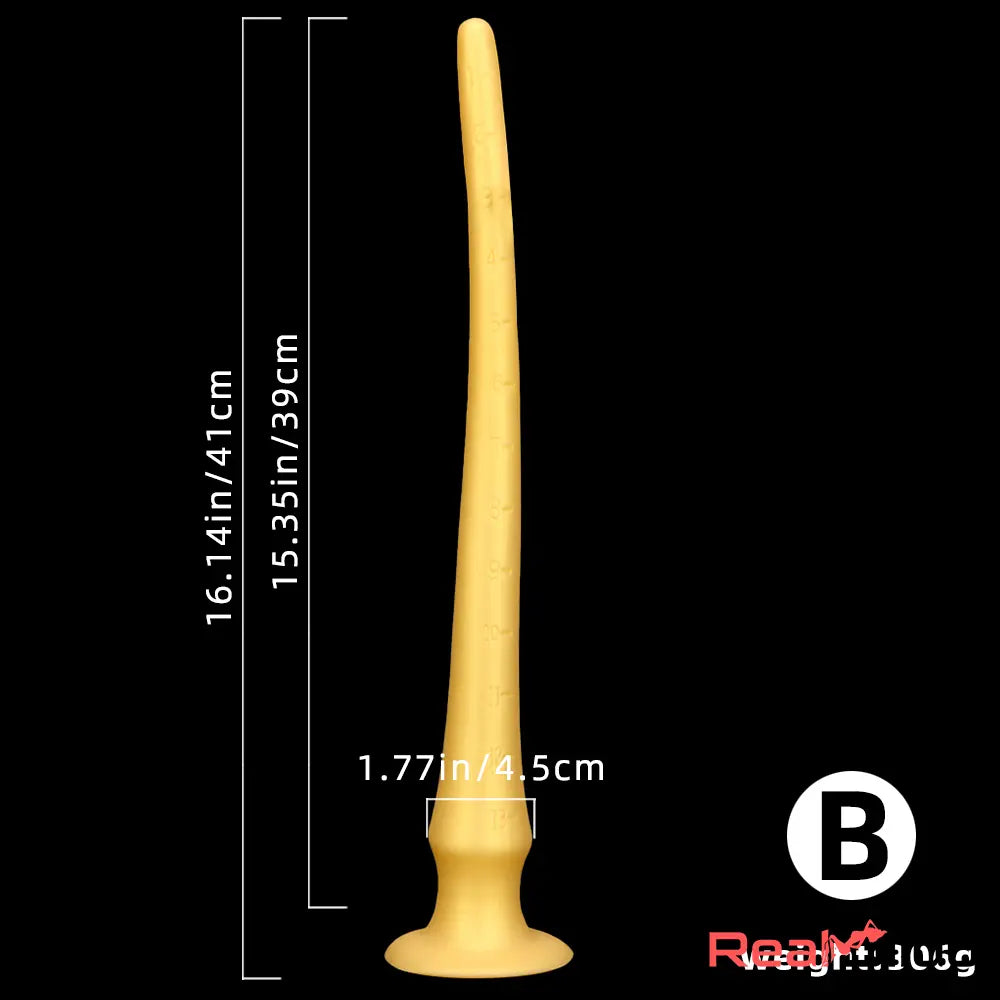 16.14in Large Long Silicone Soft Anal Dildo For Males Females Massage - Real Dildo