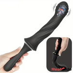 9.65in Silicone Soft Vibrating Sword Dildo With Handle G Spot Stimulator Real Dildo