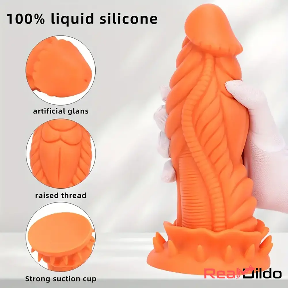 9.84in Big Monster Silicone Flexible Dragon Dildo For Women Men Anus Real Dildo