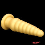 10.63in Soft Silicone Big Gold Butt Plug Dildo For Anal Expansion Toy Real Dildo