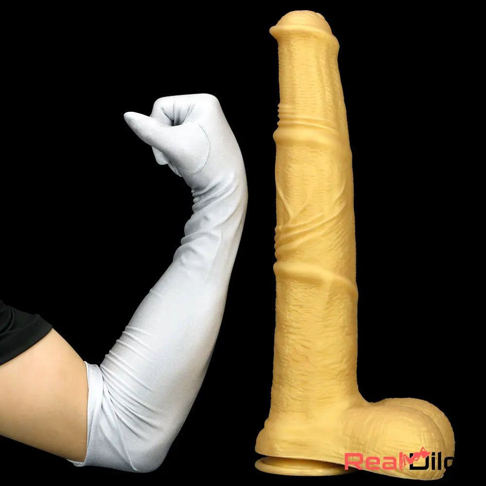 14.76in Extra Long Huge Black Soft Liquid Silicone Horse Cock Orgasm Dildo Real Dildo