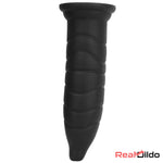 14.37in Fantasy Long Big Silicone Soft Black Dildo Thick Bottle Butt Plug - Real Dildo