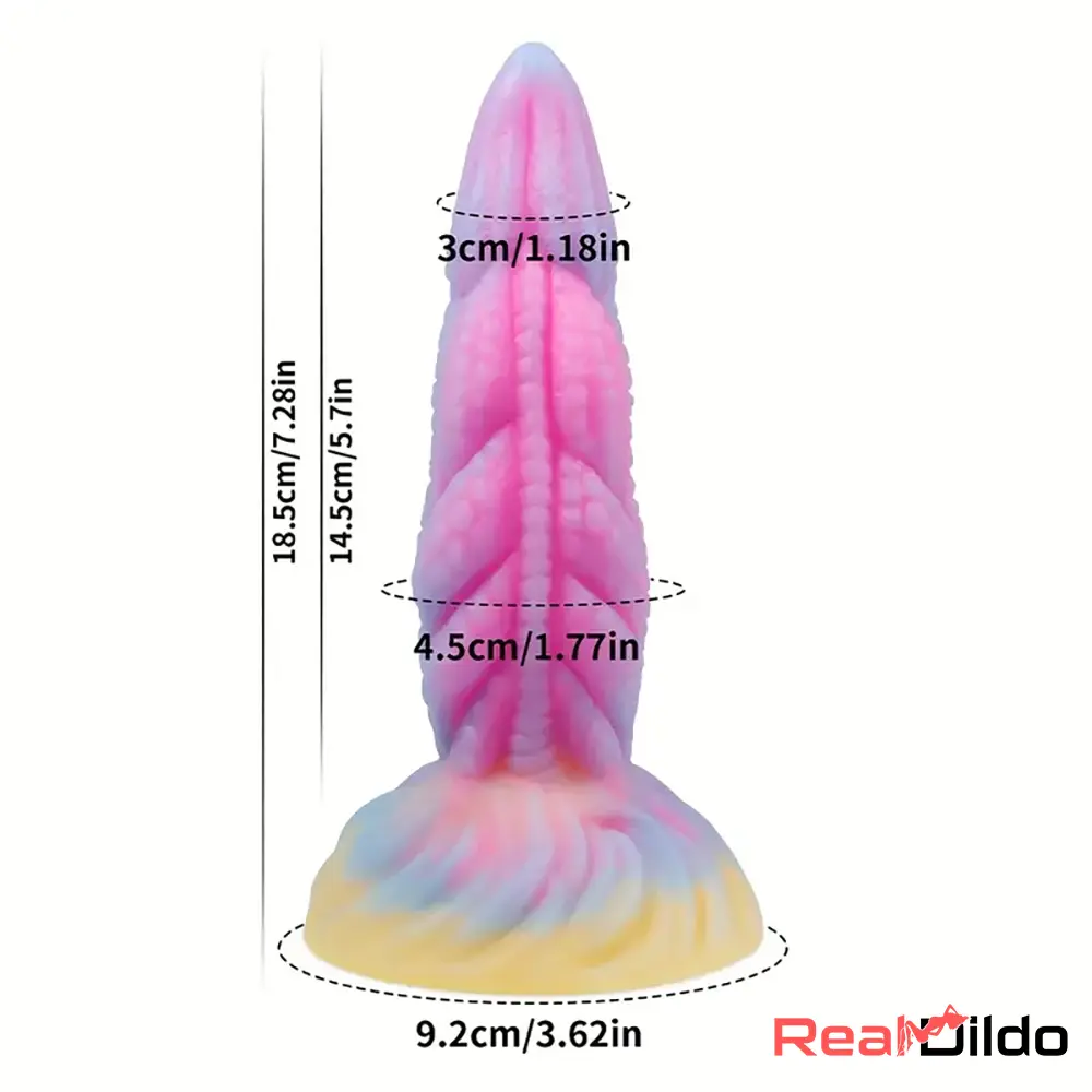 High-Quality Night-Glowing Liquid Silicone Fantasy Monster Uncut Dildo Real Dildo