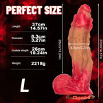 11.22in 12.99in 14.57in Silicone Fantasy Big Soft Cock Weird G Spot Dildo - Real Dildo