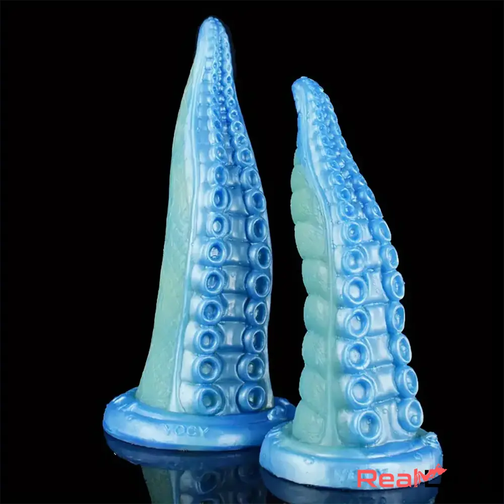 7.16in 9.05in Fantasy Monster Tentacle Silicone Soft Dildo Masturbator Real Dildo