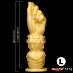 7.87in 10.82in 14in Thick Large Silicone Soft Hands Fist Vagina G-spot Dildo - Real Dildo