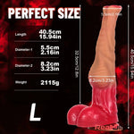 12.6in 14.37in 15.94in Liquid Silicone Animal Horse Cock Dildo Women Toy Real Dildo