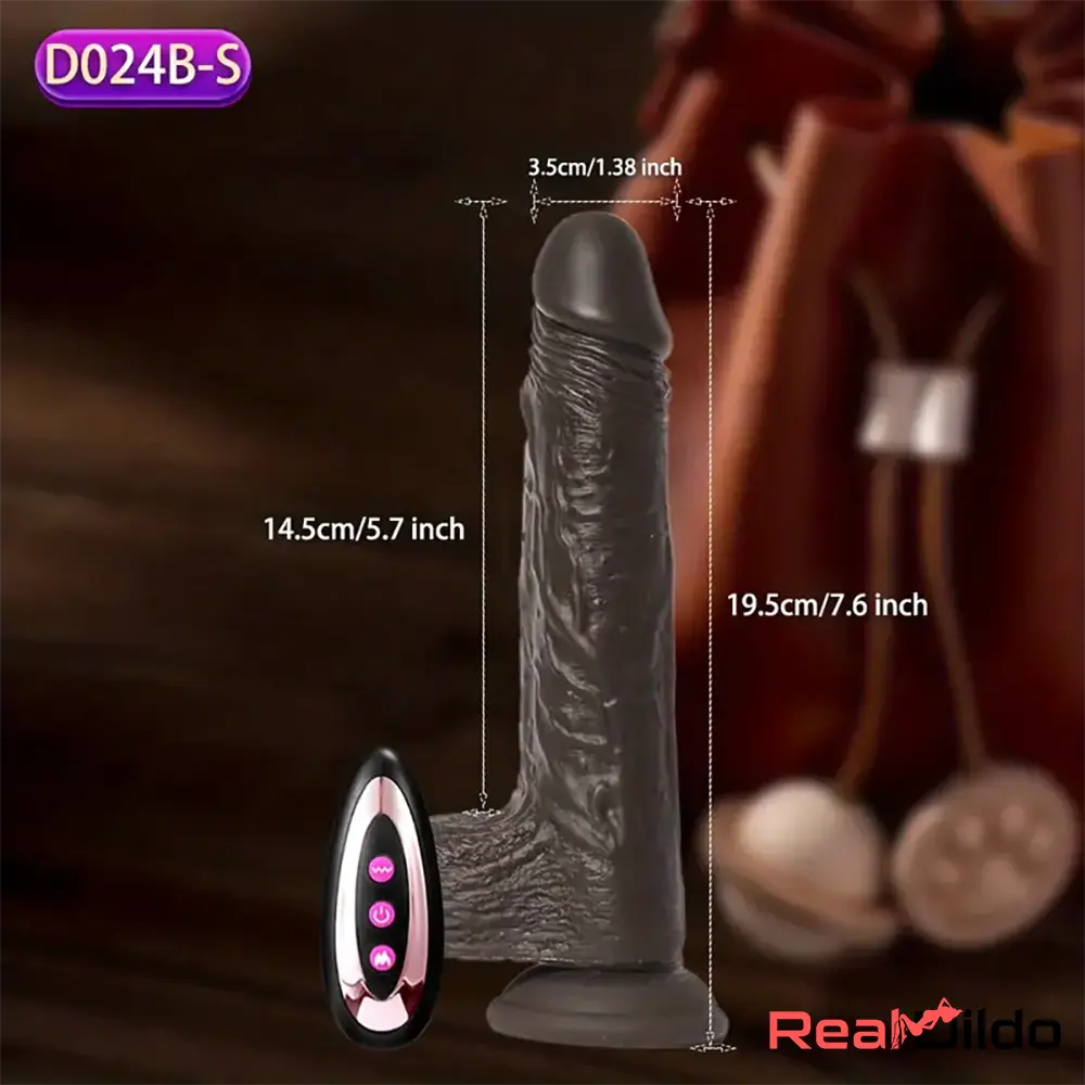 7.6in 8.66in Swing Vibrating Thrusting Big Silicone Soft Heated Auto Dildo Real Dildo