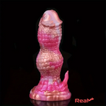 7.08in Fantasy Monster Dragon Silicone Soft Dildo For Couples Pleasure Toy Real Dildo