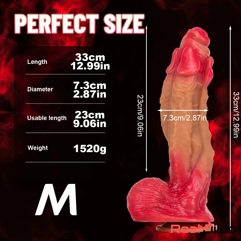 11.22in 12.99in 14.57in Silicone Fantasy Big Soft Cock Weird G Spot Dildo - Real Dildo