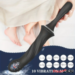 9.65in Silicone Soft Vibrating Sword Dildo With Handle G Spot Stimulator Real Dildo
