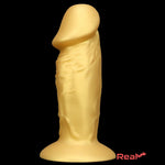 13.38in Super Long Big Silicone Soft Gold Dildo Vaginal Orgasm Masturbator Real Dildo