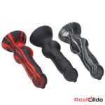 7.48in Silicone Soft Mixed Color Dog Cock Dildo For Sex Toy Orgasm Safety Real Dildo