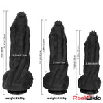 11.41in 12.6in 15in Super Big Silicone Soft Black Fantasy Massager Dildo Real Dildo