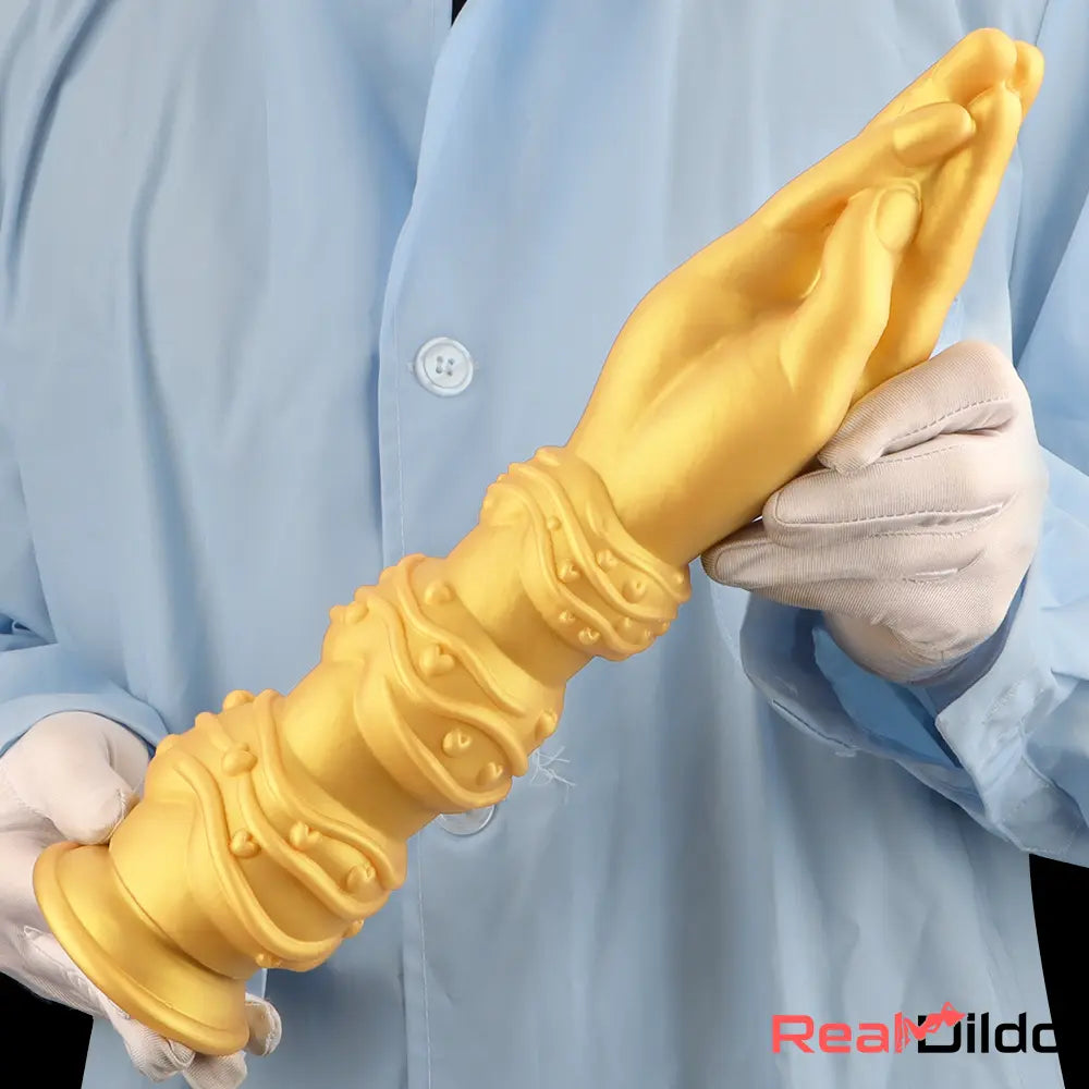 7.28in 9.84in 13.38in Premium Silicone Soft Fist Hands Big Self-Pleasure Dildo Real Dildo