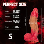 11.22in 12.99in 14.57in Silicone Fantasy Big Soft Cock Weird G Spot Dildo - Real Dildo