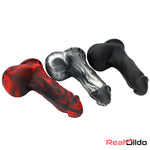 8.07in Top Quality Silicone Soft Mixed Color Dildo For Sex Toy Safety Sex Real Dildo