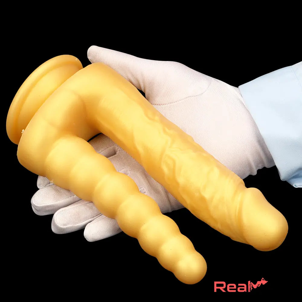 8.07in Silicone Big Soft Dildo Double Heads Dildo Butt Plug Orgasm Love Toy Real Dildo