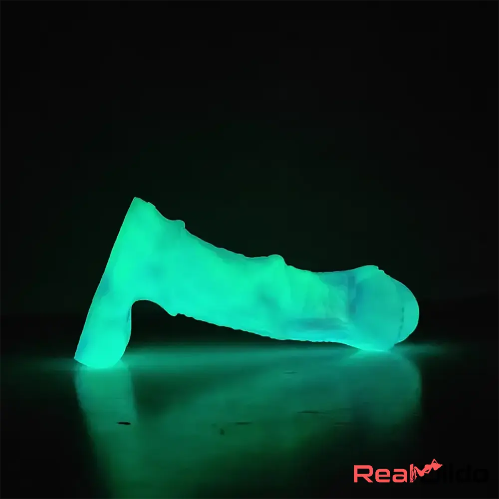 8.07in Silicone Soft Dildo Sleeve Horse Animal Luminous Gay Masturbator - Real Dildo