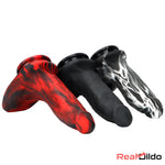 9.05in Large Thick Silicone Soft Mixed Color Dildo For Women Glans Penis Real Dildo