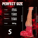 12.6in 14.37in 15.94in Liquid Silicone Animal Horse Cock Dildo Women Toy Real Dildo