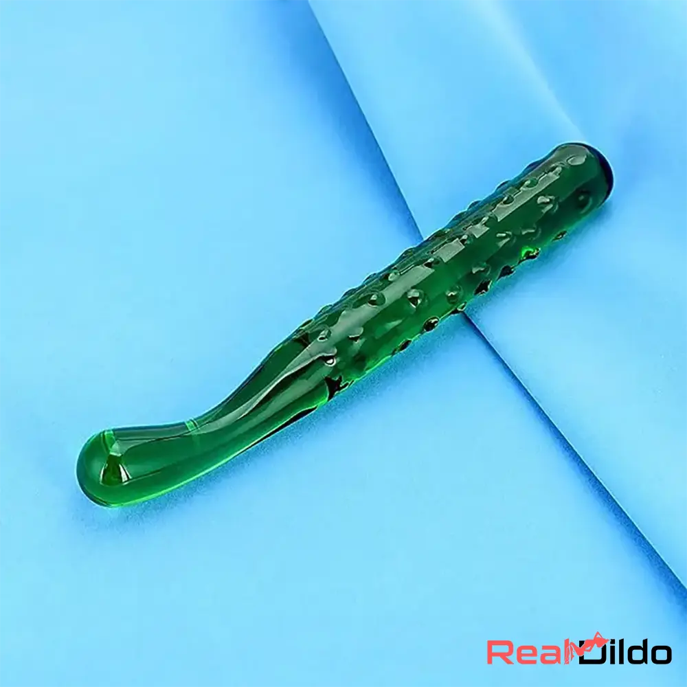 6.2in 7.5in 7.7in Discreet Colors Fruit Vegetable Crystal Glass Anal Plug Dildo Real Dildo