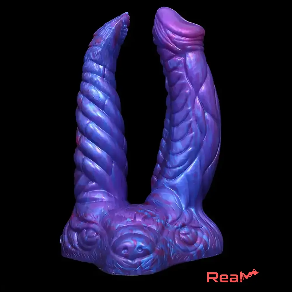 7.36in 7.99in 8.07in U-shaped Double-headed Monster Dildo Pleasure Toy Real Dildo