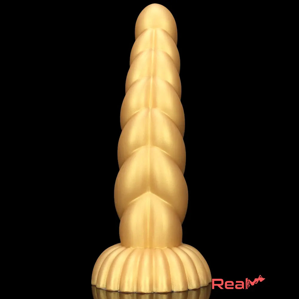 5.51in 7.87in 10.23in Gold Silicone Soft Fantasy Alien Dildo For Anal Orgasm Real Dildo