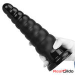 10.63in Realistic Big Silicone Black Dildo Butt Plug For Clit Expansion Real Dildo