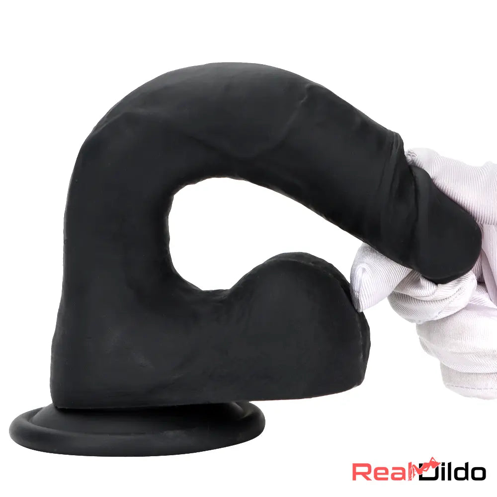 8.46in Premium Silicone Soft Mixed Color Dildo For Anal Sex Safety Toy Real Dildo
