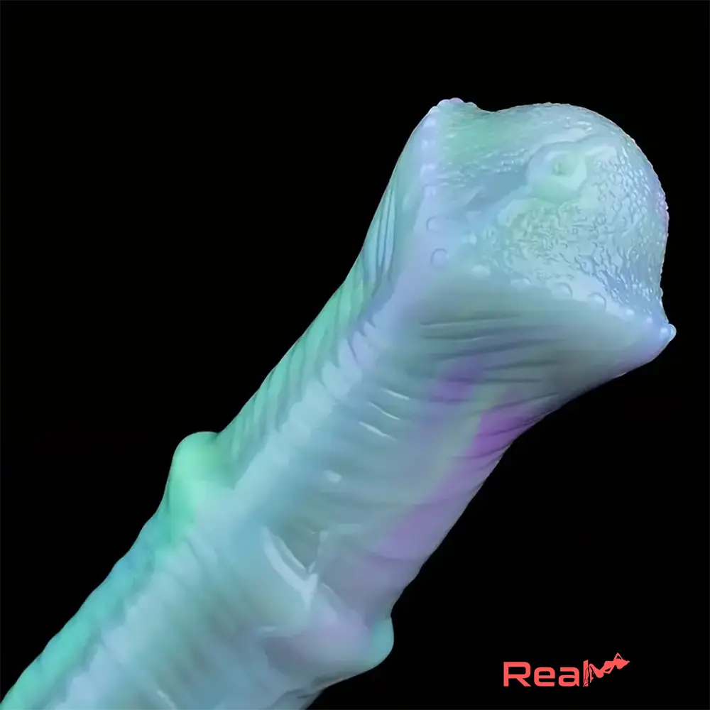 8.07in Silicone Soft Dildo Sleeve Horse Animal Luminous Gay Masturbator - Real Dildo