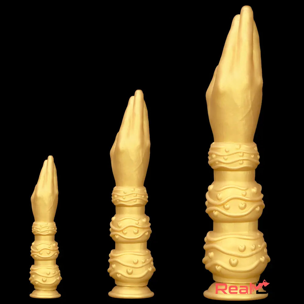 7.28in 9.84in 13.38in Premium Silicone Soft Fist Hands Big Self-Pleasure Dildo Real Dildo