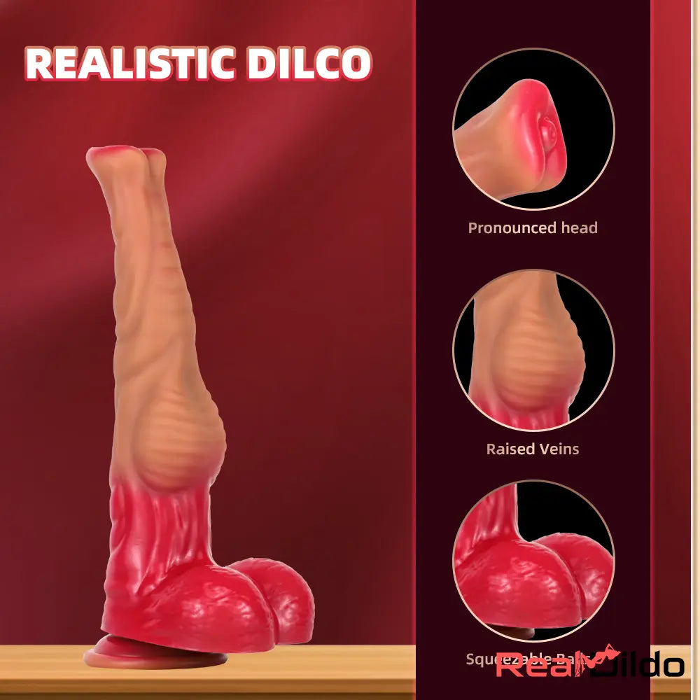 12.6in 14.37in 15.94in Liquid Silicone Animal Horse Cock Dildo Women Toy Real Dildo