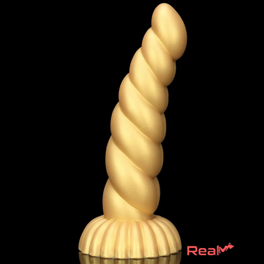 5.51in 7.87in 10.23in Gold Silicone Soft Fantasy Alien Dildo For Anal Orgasm Real Dildo