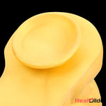14.56in Gold Liquid Large Soft Long Fantasy Silicone Male Female Dildo - Real Dildo