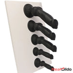 7.28in 7.48in 9.64in 10.62in 13in Big Black Silicone Dog Cock Animal Dildo Real Dildo
