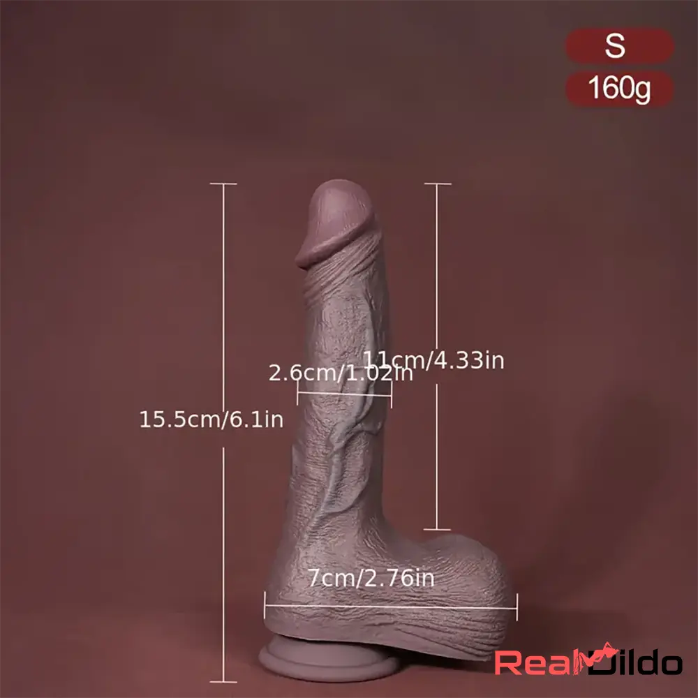 6.1in 7.87in 10.24in Realistic Liquid Silicone Soft Dildo For Women Male Cock - Real Dildo