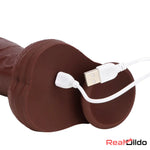 8.85in Intelligent Heating Thrusting Vibrating Automatic Electric Dildo Real Dildo