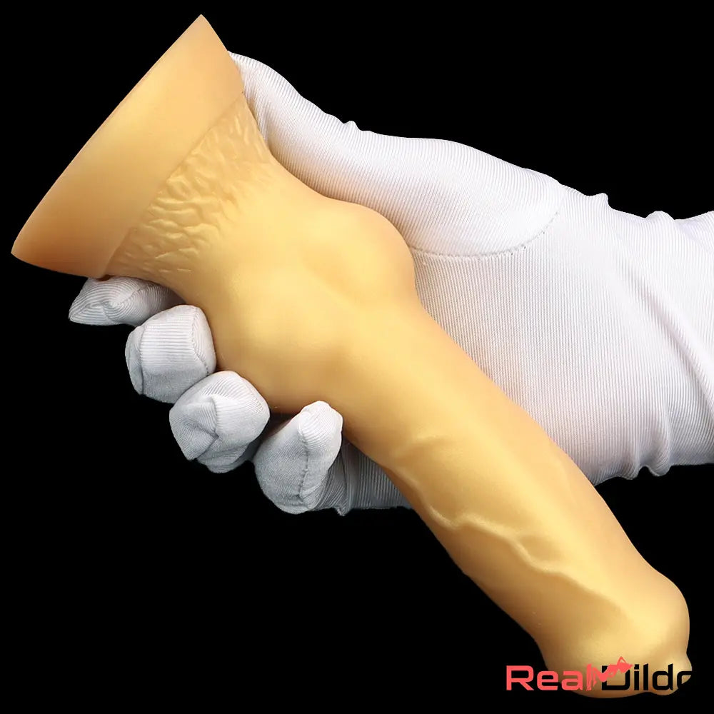 3.81in 7.48in Gold Silicone Soft Small Dog Dildo For Anal Vaginal Sex Love Real Dildo