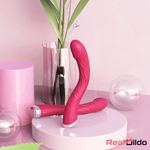 8.86in Big Curved Vibrating Automatic Dildo External Anal Opener Couples Real Dildo